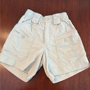 BOYS size 24 AFTCO Light Gray Fishing Shorts